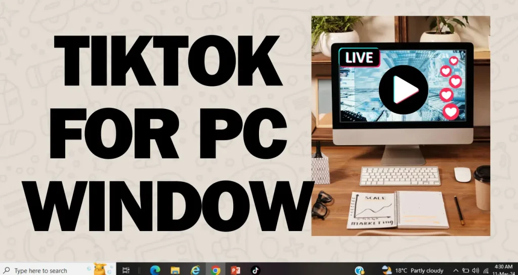 TikTok for PC Windows 1.0.5.0 1 tiktok for pc windows banner