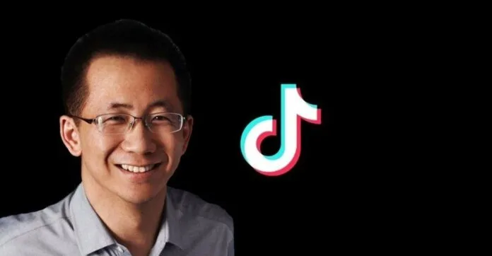 Zhang Yiming tiktok banner tiktok owner