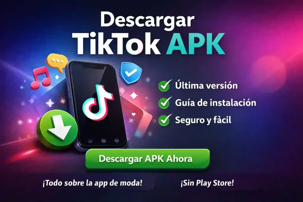 Descargar TikTok APK 44.7.1: Guía Completa, Segura y Actualizada (2026) 1 Descargar TikTok